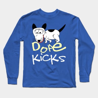 Silly Dog Says Dope Kicks Long Sleeve T-Shirt